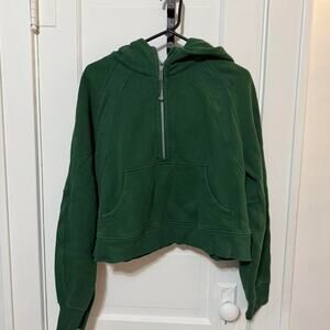 Lululemon dark green scuba hoodie